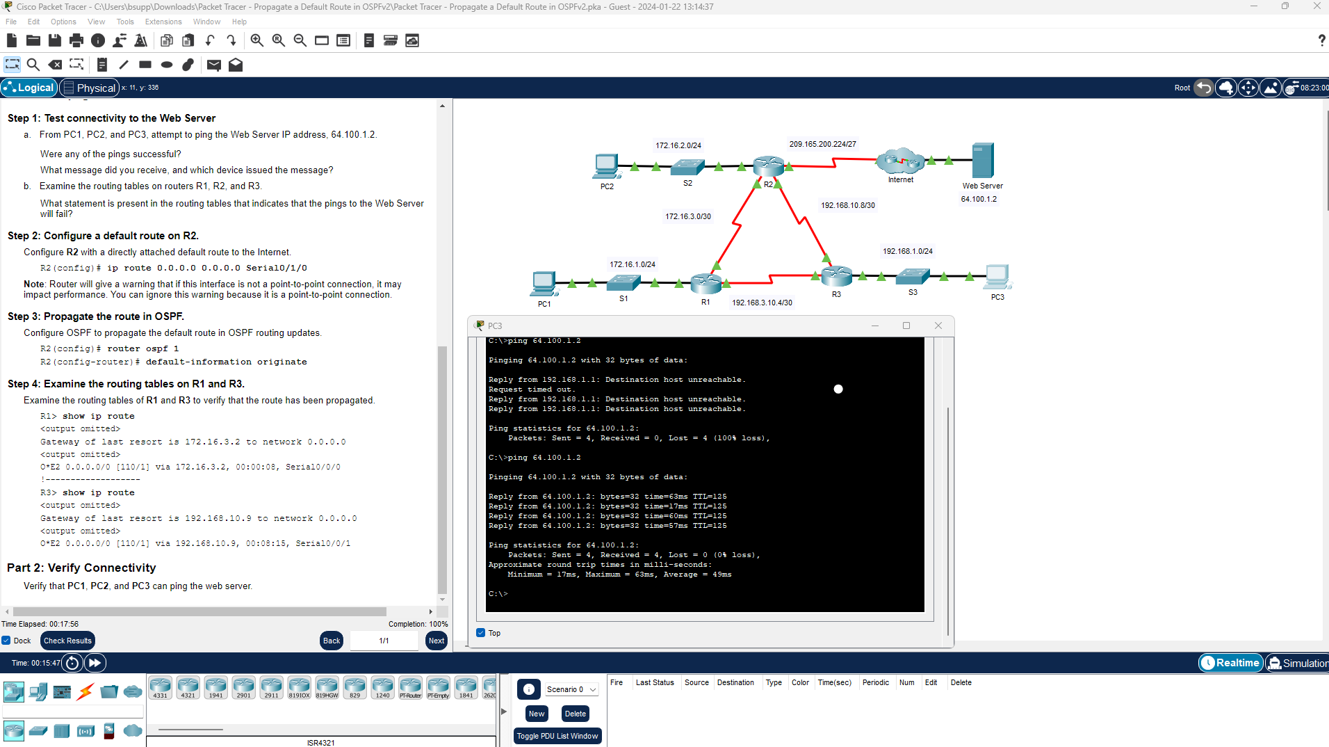 OSPFv2 Network Configuration